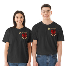 Load image into Gallery viewer, TEA SHIRT (Couple's Crew Neck Cotton Jersey)