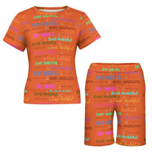 Load image into Gallery viewer, PLUM CONTOUR (Large short sleeved Shorts Set)