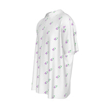 Load image into Gallery viewer, SUMMER BLAZE ( Men's Imitation Silk Short-Sleeved Shirt)