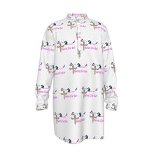 Load image into Gallery viewer, ROOTS AND CULTURE (Men's Stand-up Collar Long Shirt)