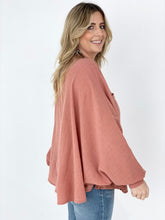 Load image into Gallery viewer, I AM WOMAN Easel Textured Cotton Linen Oversized Top