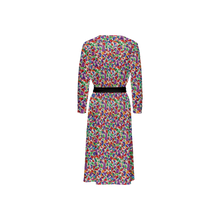 Load image into Gallery viewer, SPRING UP (Women’s ¾ Sleeve Wrap Dress-Heavy Knit black)