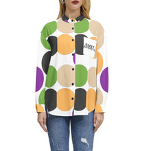 Load image into Gallery viewer, BLOUSE (Long Sleeve Button Up Casual Shirt Top)