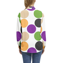 Load image into Gallery viewer, BLOUSE (Long Sleeve Button Up Casual Shirt Top)