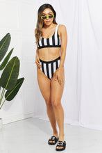 Load image into Gallery viewer, SUN IN SAND (Striped Tank High Waist Bikini)