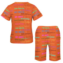 Load image into Gallery viewer, PLUM CONTOUR (Large short sleeved Shorts Set)