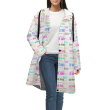 Load image into Gallery viewer, WATER PROOF (Women's Full Print Long Trench Coat)
