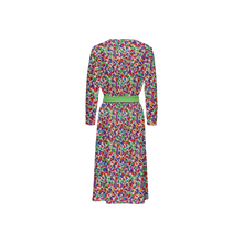 Load image into Gallery viewer, SPRING UP (Women’s ¾ Sleeve Wrap Dress-Heavy Knit green)