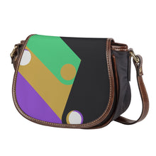 Load image into Gallery viewer, FOUR SEASONS (Leather Flap Saddle Bag)