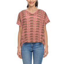 Load image into Gallery viewer, TIME PEACE (Women's Open Back Short-Sleeve T-shirt)