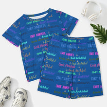 Load image into Gallery viewer, PLUM CONTOUR (Large short sleeved Shorts Set)