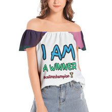 Load image into Gallery viewer, BLOUSES(Women's Off The Shoulder )