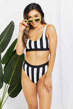 Load image into Gallery viewer, SUN IN SAND (Striped Tank High Waist Bikini)