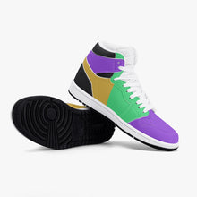 Load image into Gallery viewer, FOUR SEASONS (Black High-Top Leather Sneakers)