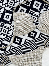 Load image into Gallery viewer, SUN IN SAND (Halter Neck Fishnet Bikini Set)