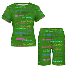 Load image into Gallery viewer, PLUM CONTOUR (Large short sleeved Shorts Set)