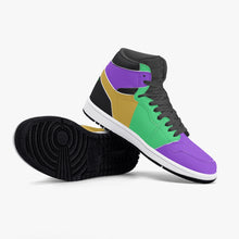 Load image into Gallery viewer, FOUR SEASONS (Black High-Top Leather Sneakers)