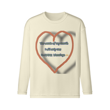Load image into Gallery viewer, SPEAK BLESSINGS Longsleeve