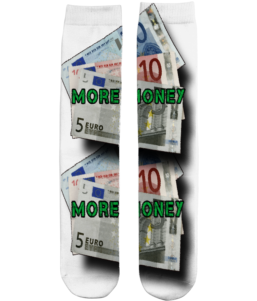 MORE MONEY Unisex Subli Tube Socks