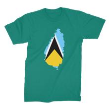 Load image into Gallery viewer, SAINT LUCIA Premium Jersey Adult T-Shirt
