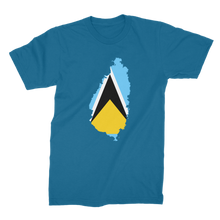 Load image into Gallery viewer, SAINT LUCIA Premium Jersey Adult T-Shirt
