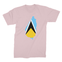 Load image into Gallery viewer, SAINT LUCIA Premium Jersey Adult T-Shirt
