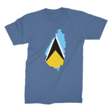 Load image into Gallery viewer, SAINT LUCIA Premium Jersey Adult T-Shirt
