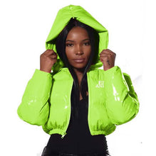 Load image into Gallery viewer, BUBBLE UP Hooded long-sleeved winter coat
