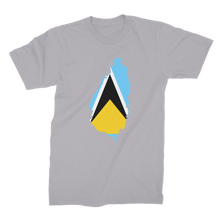 Load image into Gallery viewer, SAINT LUCIA Premium Jersey Adult T-Shirt
