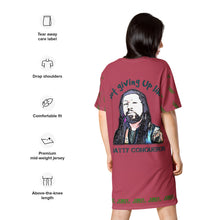 Load image into Gallery viewer, NOT GIVIN UP T-shirt dress
