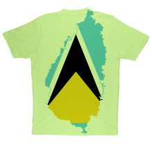 Load image into Gallery viewer, SAINT LUCIA Sublimation Performance Adult T-Shirt
