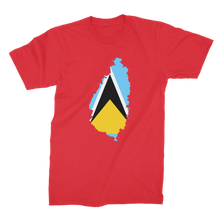 Load image into Gallery viewer, SAINT LUCIA Premium Jersey Adult T-Shirt

