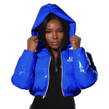 Load image into Gallery viewer, BUBBLE UP Hooded long-sleeved winter coat
