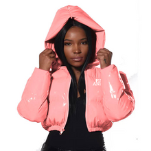 Load image into Gallery viewer, BUBBLE UP Hooded long-sleeved winter coat
