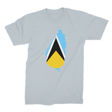 Load image into Gallery viewer, SAINT LUCIA Premium Jersey Adult T-Shirt
