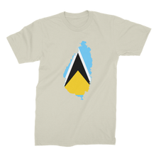 Load image into Gallery viewer, SAINT LUCIA Premium Jersey Adult T-Shirt

