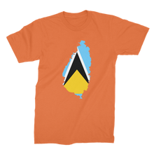 Load image into Gallery viewer, SAINT LUCIA Premium Jersey Adult T-Shirt

