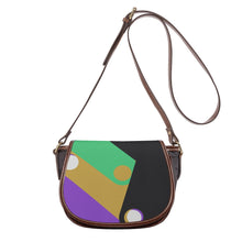 Load image into Gallery viewer, FOUR SEASONS (Leather Flap Saddle Bag)
