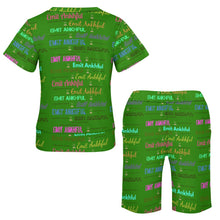 Load image into Gallery viewer, PLUM CONTOUR (Large short sleeved Shorts Set)
