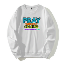 Load image into Gallery viewer, PRAYERFUL (Silver fox fleece thermal hoodie)
