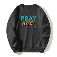 Load image into Gallery viewer, PRAYERFUL (Silver fox fleece thermal hoodie)
