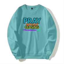 Load image into Gallery viewer, PRAYERFUL (Silver fox fleece thermal hoodie)
