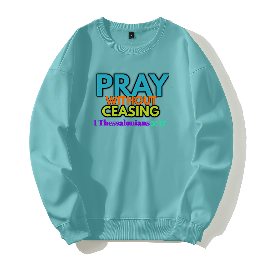 PRAYERFUL (Silver fox fleece thermal hoodie)