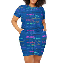 Load image into Gallery viewer, PLUM CONTOUR (Large short sleeved Shorts Set)
