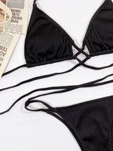 Load image into Gallery viewer, SUN IN SAND (Halter Neck Crisscross Ribbed Bikini Set)
