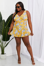 Load image into Gallery viewer, SUN IN SAND (Marina West Swim Full Size Clear Waters Swim Dress in Mustard)
