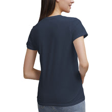Load image into Gallery viewer, TEA SHIRT(Women&#39;s 100% Cotton V‑Neck )
