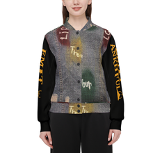 Load image into Gallery viewer, BOLD WORLD (Women&#39;s Light Bomber Sports Jacket)
