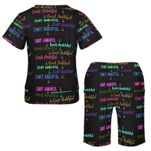 Load image into Gallery viewer, PLUM CONTOUR (Large short sleeved Shorts Set)
