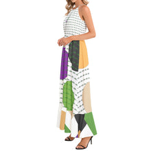 Load image into Gallery viewer, EXCLUSIVELY EXQUISITE (Ruffle Hem Halter Neck Maxi Dress)
